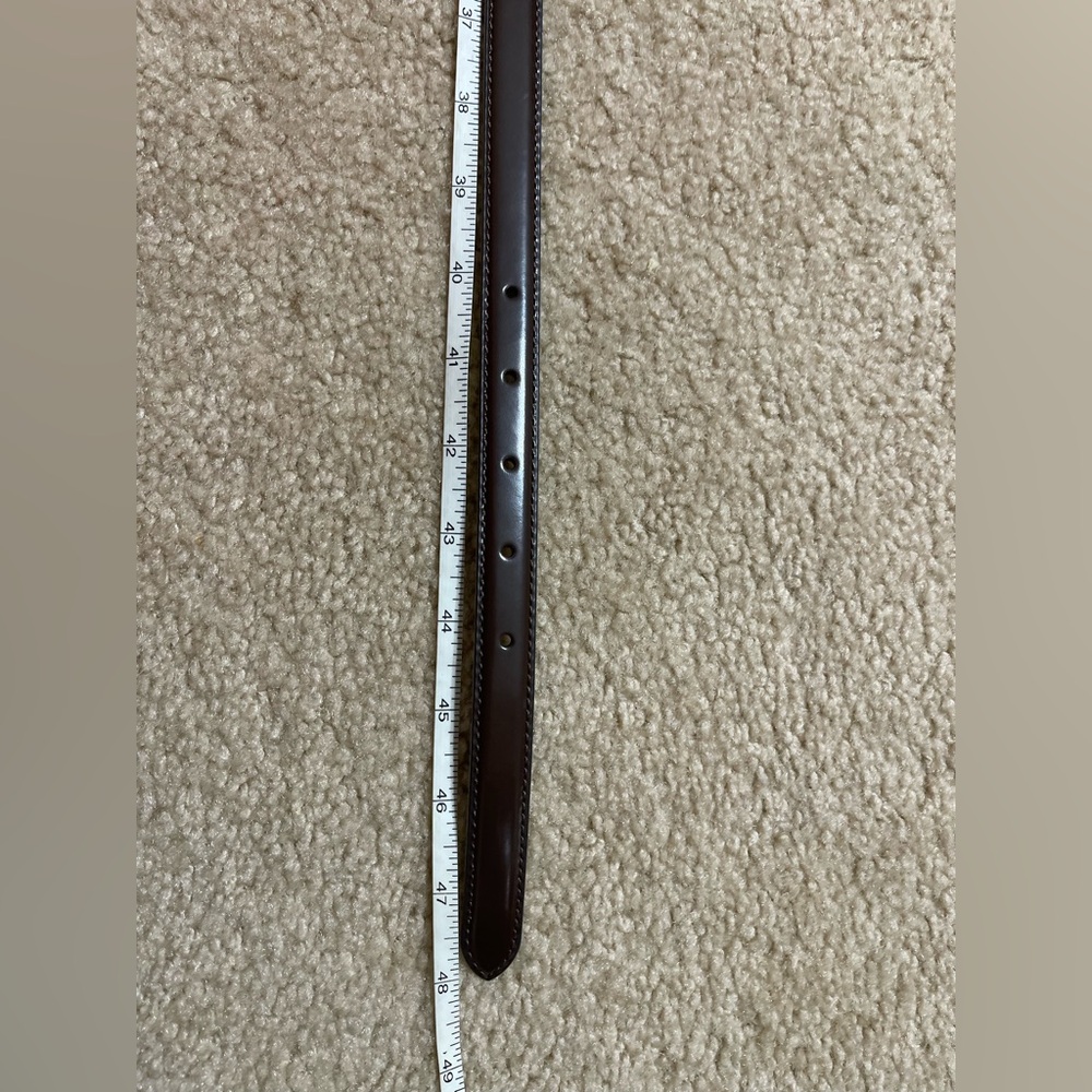 Coach chocolate brown 18mm leather belt - Picture 10 of 10